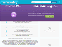 Tablet Screenshot of monster.tea-learning.cz